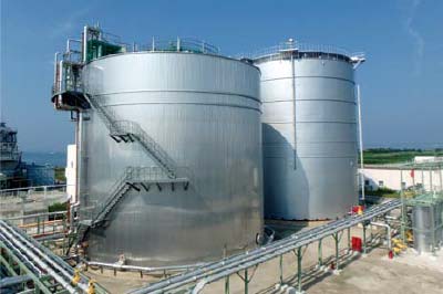 Steel digestion tank