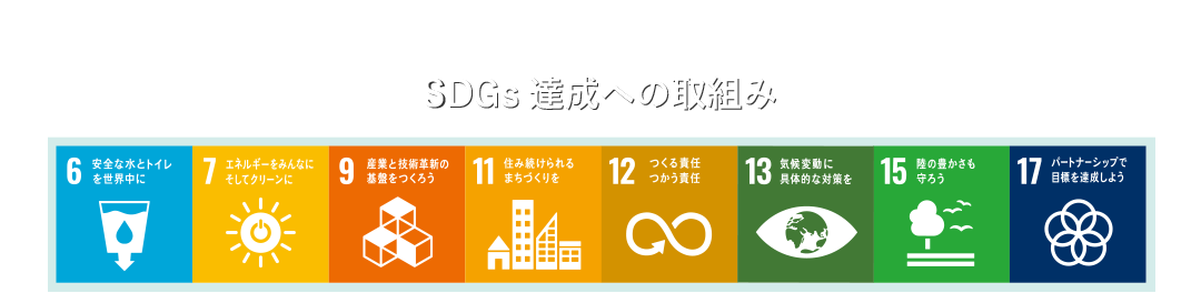 SDGs達成への取組み